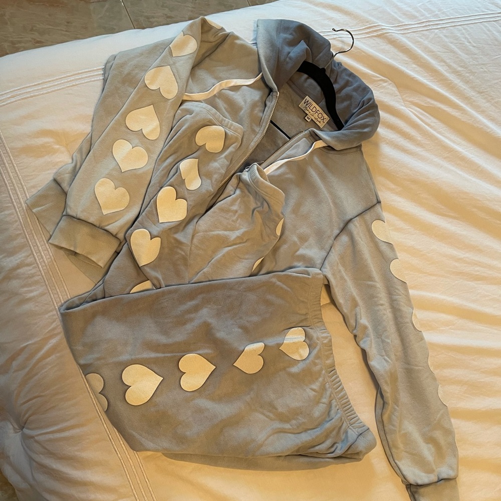 Wild fox sweat outfit set